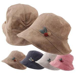 [navid1]린넨 와이어챙 벙거지 시원한 여름 엄마 중년 여성 패션모자/BS8