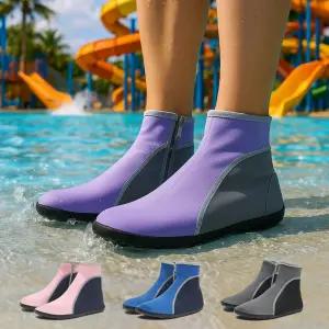 미끄럼방지 물놀이 워터 파크 아쿠아 슈즈 수영장 여름 남자 여성 아쿠아 샌들 슬립온 바다 해변 수영 신발