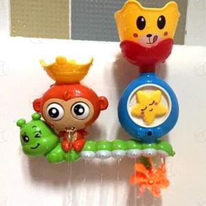 벽부착 욕실 물폭포 욕조 흡착식 물놀이 아기 물흐르는 장난감