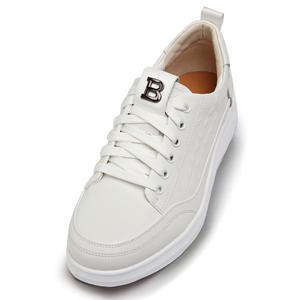 보닌 소가죽 메탈로고 포인트 콤비레더라인 스니커즈 TS373WH