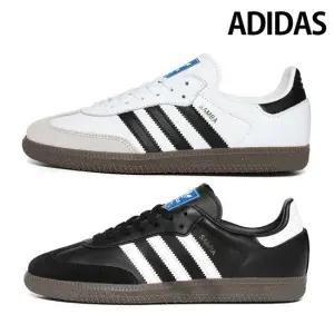 ADIDAS 삼바 OG 운동화 주니어 여성 220 255 size) 화이트 블랙 IE3675 IE3676)
