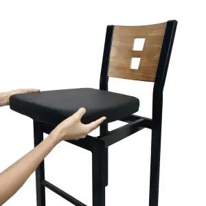 식당 의자 시트커버 식탁의자커버 리폼 좌판 통교체 천갈이 사각 반원 식당 업소 카페