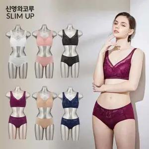 [신영와코루] 슬림업 레이스 브라팬티 12종_C41