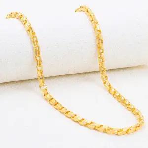 남자 순금 목걸이 37.5g [볼드 스퀘어 링크]