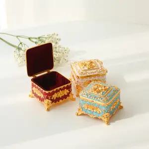 미니 반지케이스 에나멜 사각 보석함(P)