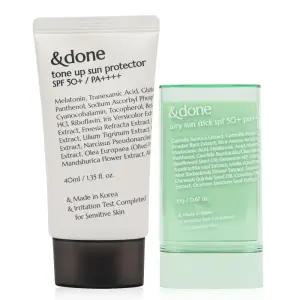 톤업 선 프로텍터 선크림 SPF50+ PA++++ 40ml+선스틱 증정 / 트라넥삼산 멜라토닌