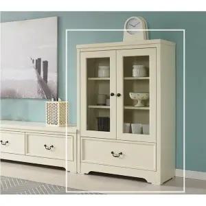 [아시안데코]데코라인 빈센트 장식장 그릇장 양문형 1단 800 방문설치