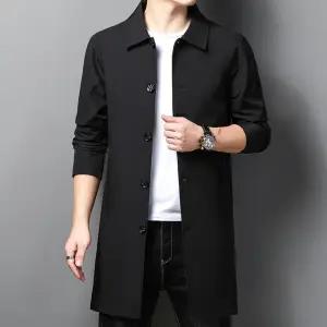 남성패션 트렌치 하프 코트 가을 캐주얼 싱글 자켓 봄 힛템