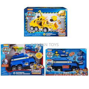 Paw Patrol Chase 궁극적인 경찰 구조 크루저 건설 트럭 장난감 차량(조명 소리 ) 3세 이상
