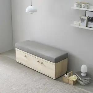 나무뜰 코젯 1200 수납형 원목 수납 벤치 소파 GM346C (착불)