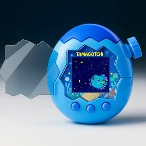 다마고치 파라다이스 액정 보호 필름 버튼 필름 각 3매 총 6매