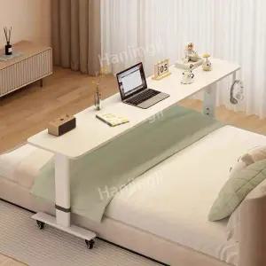컴퓨터 사이드테이블 책상 테이블 공부 작업대 리프팅 이동식 가정용 시트 침실 더블 베드
