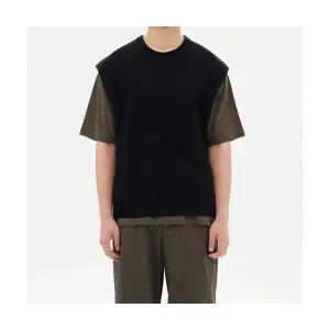 매장정품 TOPTEN 탑텐 남성) 크루넥 스웨터 베스트(오버핏)_MSE4ES1901 MSE4ES1901 632136