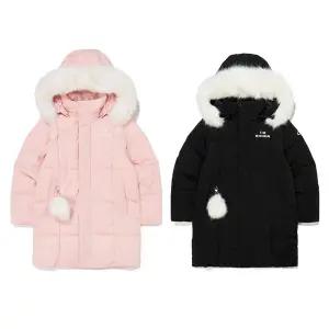 [아이더](대전신세계)[아이더키즈] 최초가 329,000 여아 코트형 스칼렛 아동 구스 롱 다운 JWW24563