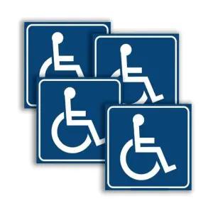 장애인구역 스티커 부착형 표지 (WFK83LO)