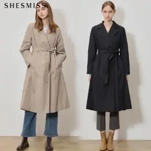 SHESMISS)] 스탠다드 벨티드 트렌치 코트 택가격 478000원)