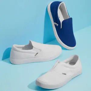 여자 단화 여성 캔버스 면 단화 커플 어린이 끈없는 중학생 실내화 미끄럼 가벼운 데일리