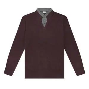 [오스틴리드]AUSTINREED HC06 퍼플 브이넥 레이어드 니트웨어 AWT25376 (42303159)