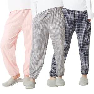 핑크존 웜코어 선염 파자마 잠옷바지 여성용