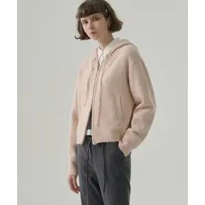 [드로우핏 우먼](신세계 사우스시티)로티 투웨이 니트 후드 집업 [3color]