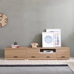 거실TV수납장 거실티비장 1200+600 거실장세트 5colors 카페같은거실 TV테이블