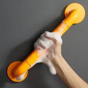 간편설치 튼튼한 미끄럼방지 안전손잡이 복도 화장실 핸드레일 벽부착 야광띠 삽입 안전바