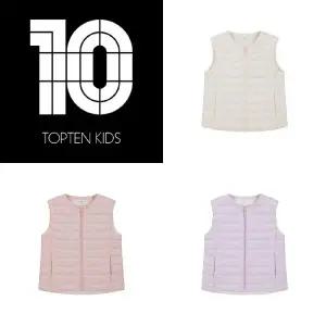 [롯데백화점]탑텐키즈 MKE4VP2521 여아) 라이트웜 경량 베스트