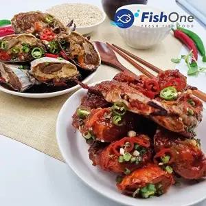 [피시원][피시원] 양념꽃게장300gx2팩+알배기 간장꽃게장500gx2팩