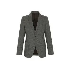 [하프클럽/BY파크랜드]브라운 마이크로 져지 셋업 자켓-AA2KC882