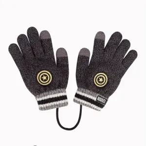 캡틴 블랙 기모 어린이 터치 겨울 방한장갑 MV0654