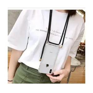 아이폰6 6S 카드 스트랩 범퍼 젤리 목걸이 케이스