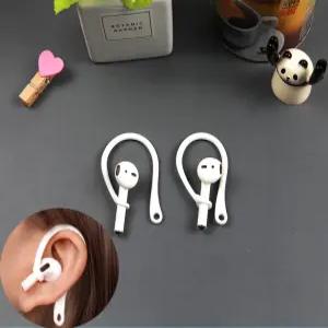 1P 에어팟 분실 귀걸이 방지 무선이어폰 백색 운동