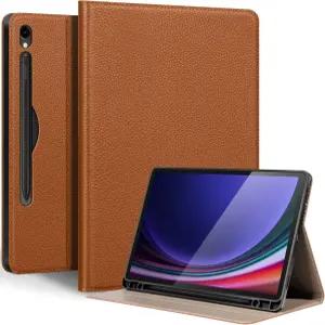 삼성 갤럭시 탭 S10 라이트/ FE/ S9 5G (10.9 /11 )용 Thryxop 정품 가죽 케이스 (펜슬 홀더 포함) 조절