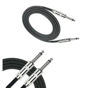 [하프클럽/]6m 블랙 베이스기타용 연주 케이블 기타 현악기 악기용 소품