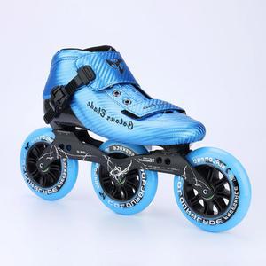 스피드스케이트 연습용 선수용 A 손잡이 28 메시지에 탄소섬유 45 싱글 검정색 대형