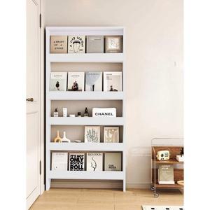 얇은 문뒤 수납장 틈새 120x60x12 캐비닛 6단 초박형 폭좁은 북타워 120