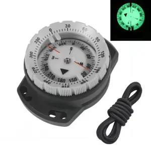 스쿠버 다이빙 나침반(그레이 번지줄)스노클 프리 악세사리 해루질 잠수 방수 시계 수중나침판 스킨