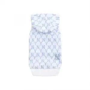 MLB강아지옷 JQT 72PEH1111-50W PET 모노그램 후드 NY WHITE