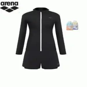 아레나 여성 비치 2pcs 집업래쉬가드 A6BL1PS02SG