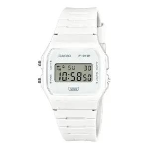 [카시오] 전자 시계 공용 커플 스포츠 F-91WB-7A