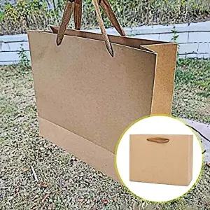 크라프트 쇼핑백 튼튼한 중형 종이가방 종이백