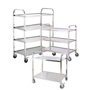 스테인리스 3단 카트 음식점 뷔페 식당 업소용 운반 무소음 웨건