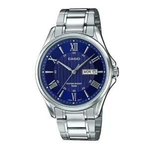 카시오 남성 메탈 손목 시계 MTP-1384D-2A