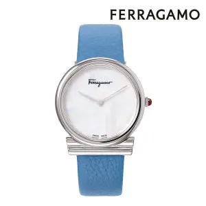 [페라가모] 공식수입원 정품 간치니 실버블루 34mm SFIY004-19