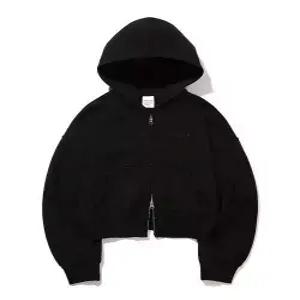 codegraphy (우먼) CGP ARC 로고 크롭 후드 집업블랙