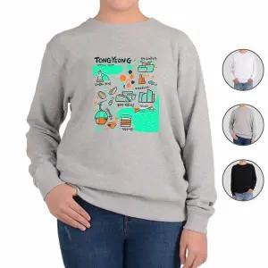 [하프클럽/알티피아]맨투맨 전색상 국내여행 통영 섬 프린트셔츠