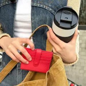 가죽 카드 미니 반지갑 DKES_022K