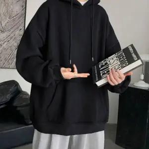 간절기후드티 남성 2컬러 심플 무지 오버핏 데일리룩 후드티셔츠