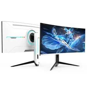 커브드 스크린 24 32 34인치 IPS LCD 144Hz 165Hz 4K 1080P 3440x1440P 와이드 데스크 게이밍 모니터