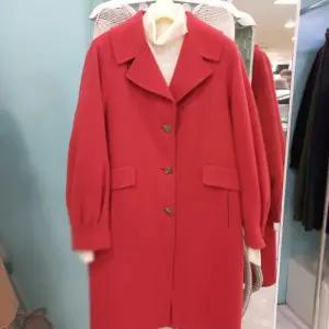 꼼빠니아 DP01 울 혼방 핸드메이드 하프 코트  Cadw0-Wch350